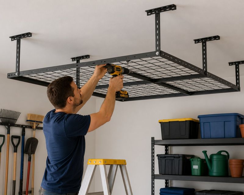 Ceiling Rack Installation in Fairfax County, VA